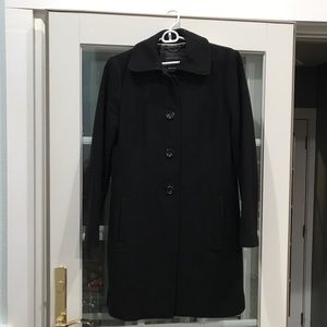 Banana Republic Black Pea Coat